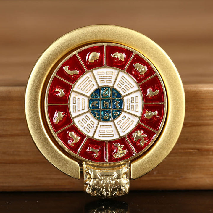 Tibetan Om Mani Padme Hum Peace Phone Ring Bracket Universal Phone Holder Decorations - image 17