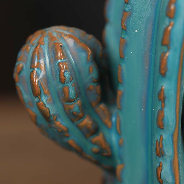 Cactus Ceramic Healing Backflow Smoke Fountain Incense Burner - image 3