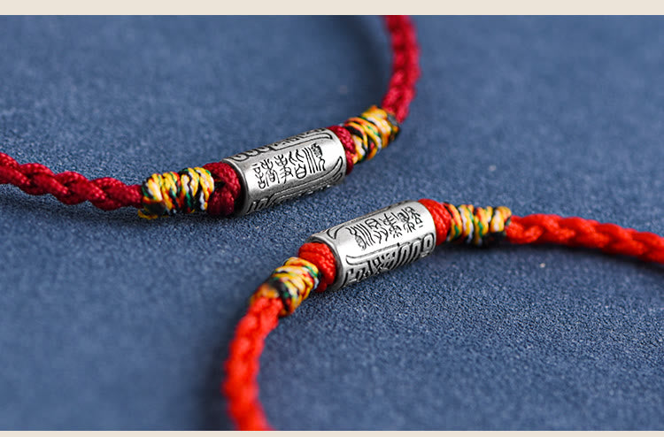 Buddha Stones Handcrafted 925 Sterling Silver Everything Goes Well Design Protection Strength Bracelet Anklet - image 23