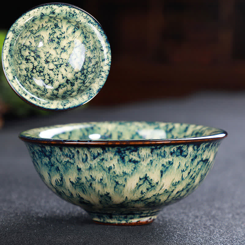 Buddha Stones Colorful Ceramic Teacup Home Office Tea Cups - PowderBlue - image 60