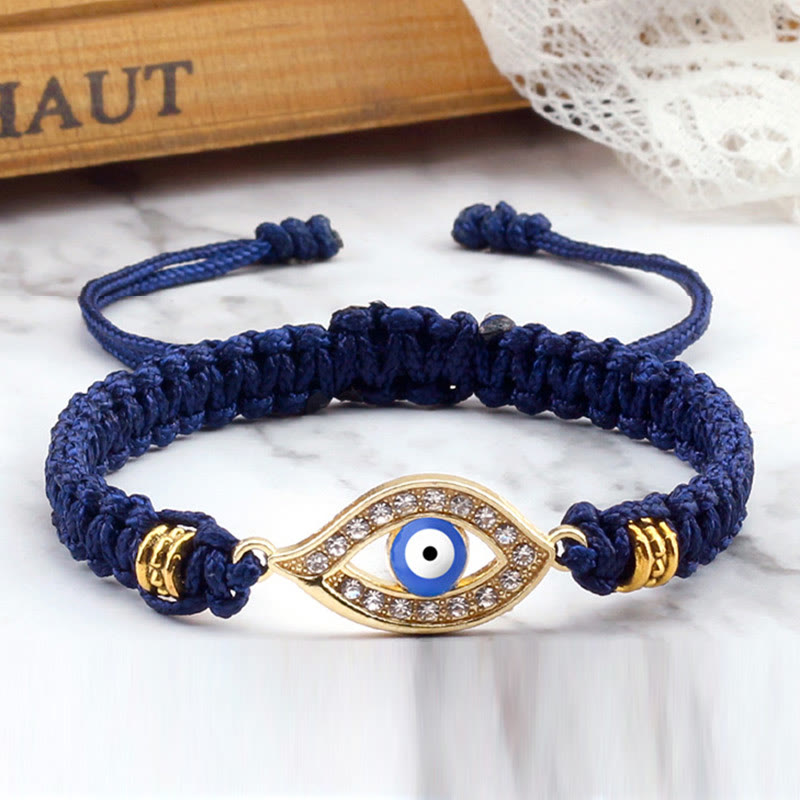 Buddha Stones Evil Eye Keep Away Evil Spirits String Bracelet