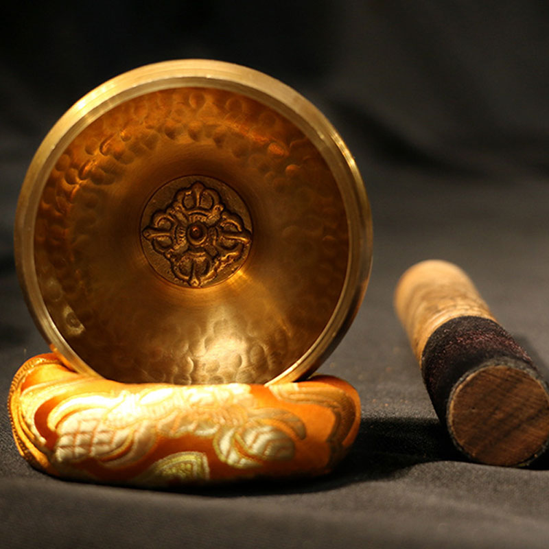 Buddha Stones Tibetan Sound Bowl Handcrafted for Relaxation and Mindfulness Meditation Singing Bowl Set - image 1