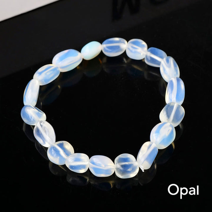 Natural Irregular Shape Crystal Stone Spiritual Awareness Bracelet