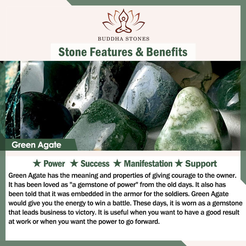 Buddha Stones Gourd Green Agate Zircon Copper Beads Support Chain Bracelet - image 6