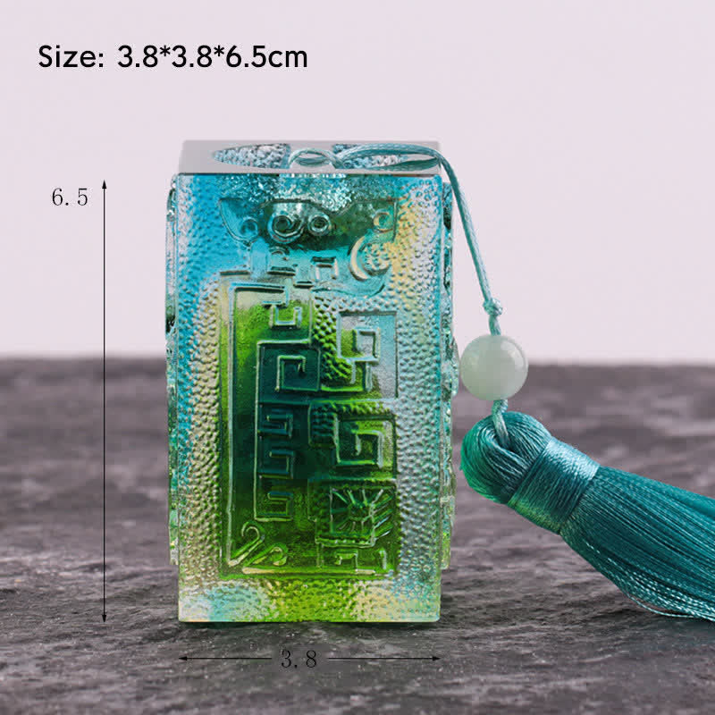 Feng Shui Handmade Liuli Crystal Art Piece Home Office Decoration - Large - Without Crystal Base - image 12