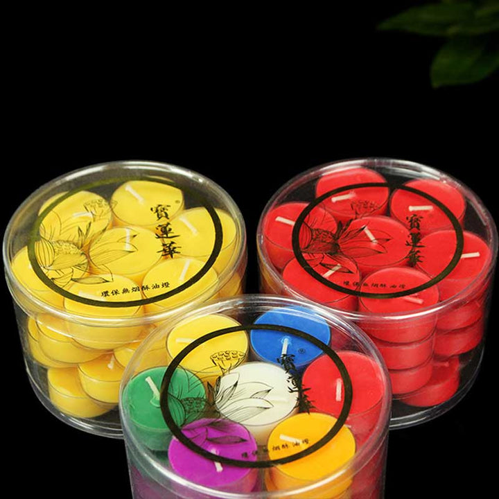 Meditation Prayer Altar Lotus Flower Candle Holder Buddhist Temple Rituals Use Items - image 22