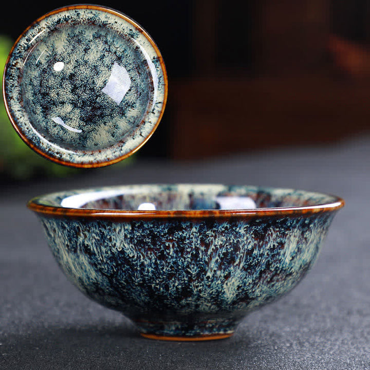 Buddha Stones Colorful Ceramic Teacup Home Office Tea Cups - AliceBlue - image 55