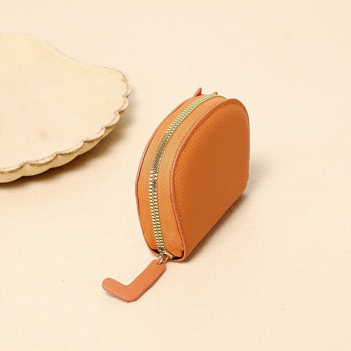 Buddha Stones PU Leather Cat Ear Embroidery Compact Purse - image 6