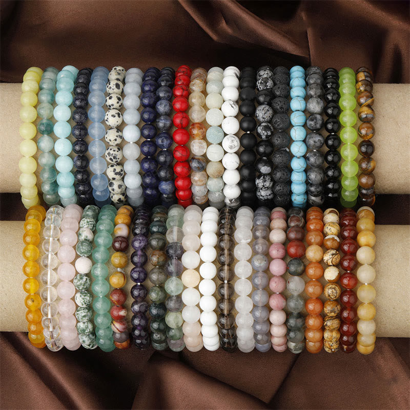 Buddha Stones Natural Stone Quartz Healing Beads Bracelet