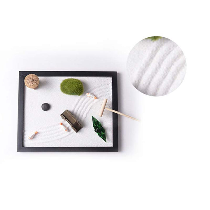 Koi Fish Small Bridge Grass Landscape Peace Meditation Zen Garden Decoration - image 8