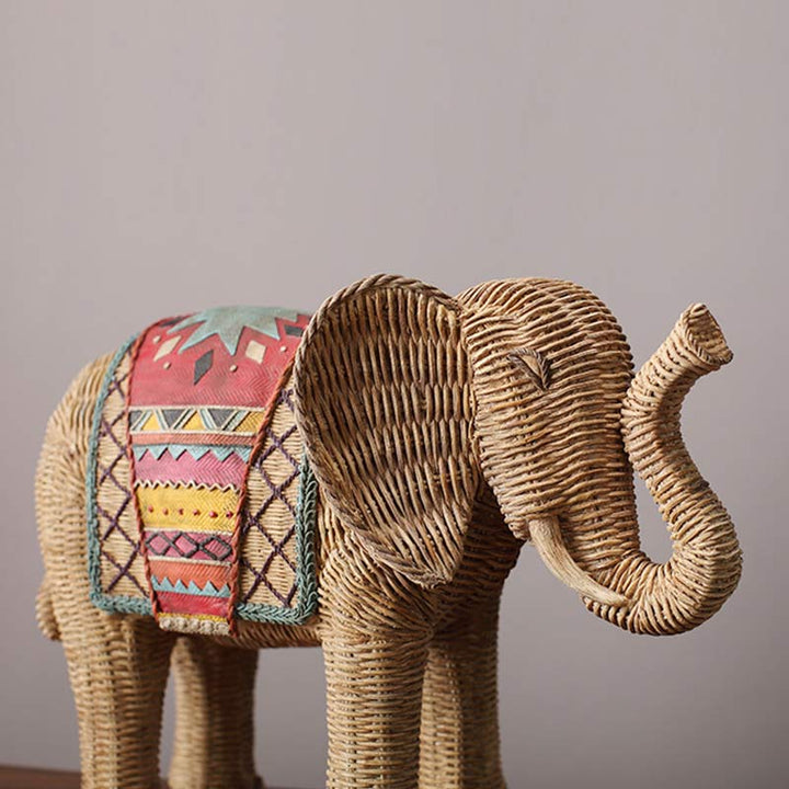 Elephant Resin Wisdom Wealth Home Decoration - image 9