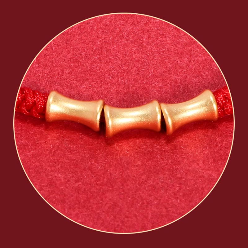 Buddha Stones 925 Sterling Silver Bamboo Design Protection Luck Braided Bracelet - image 5