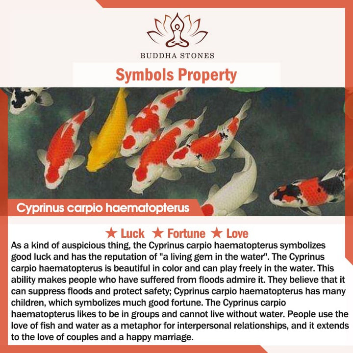 Buddha Stones Natural White Jade Koi Lucky Necklace - image 7