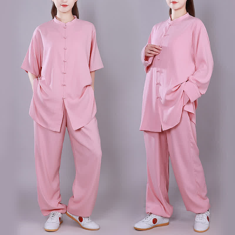 Tai Chi Qigong Meditation Prayer Spiritual Zen Practice Unisex Cotton Linen Clothing Set - image 10