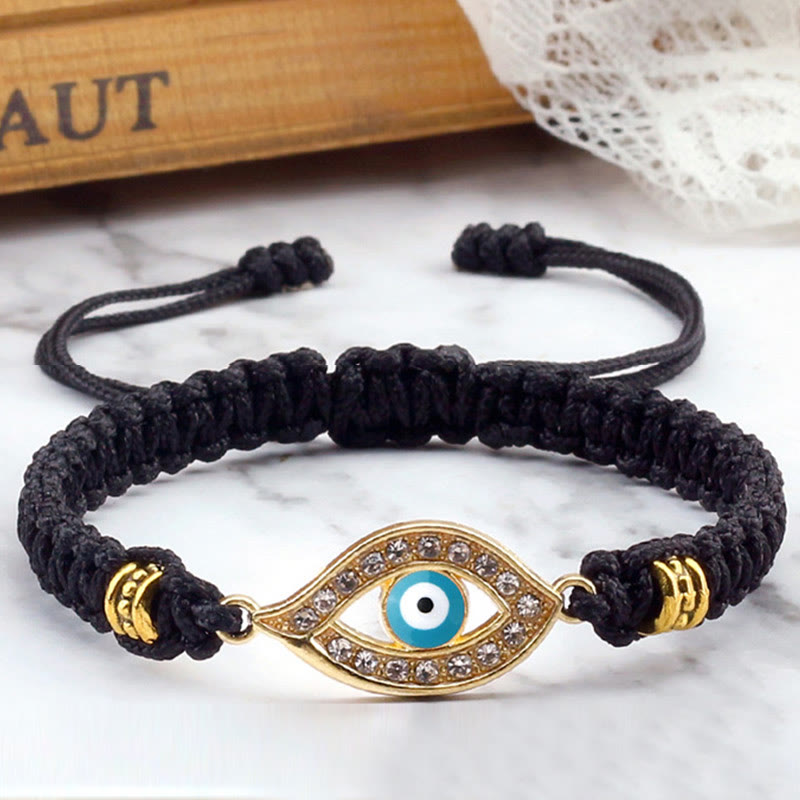 Buddha Stones Evil Eye Keep Away Evil Spirits String Bracelet