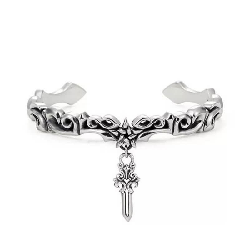 Buddha Stones Viking Style Twisted Braided Pattern Copper Balance Bracelet Bangle - image 5