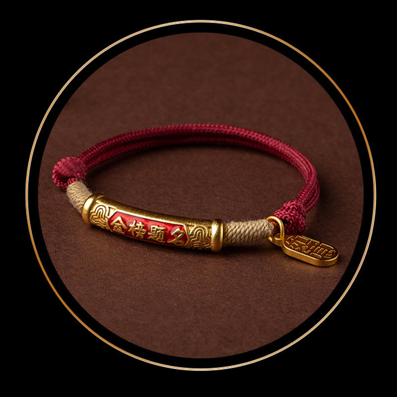 Buddha Stones 999 Sterling Silver Tibet Handmade Om Mani Padme Hum Fu Character TopRank Character Luck Braided Bracelet - image 13