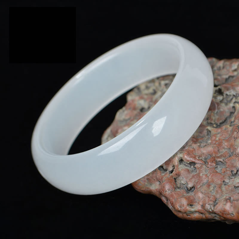 Buddha Stones Natural Golden Silk Jade Wealth Luck Bracelet Bangle - image 7