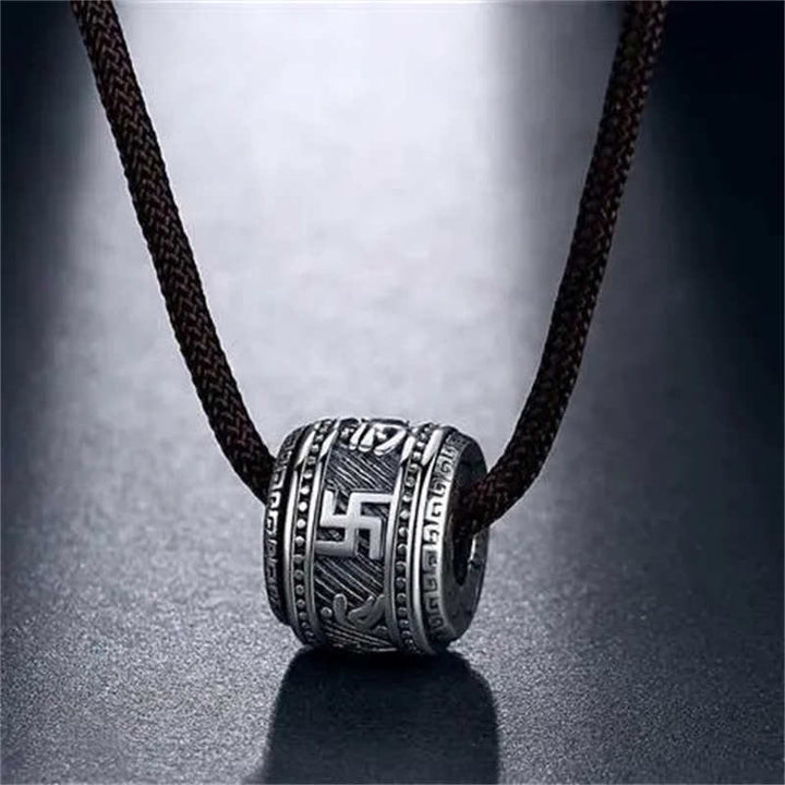 Buddha Stones Tibet Om Mani Padme Hum Protection Necklace Pendant - image 4