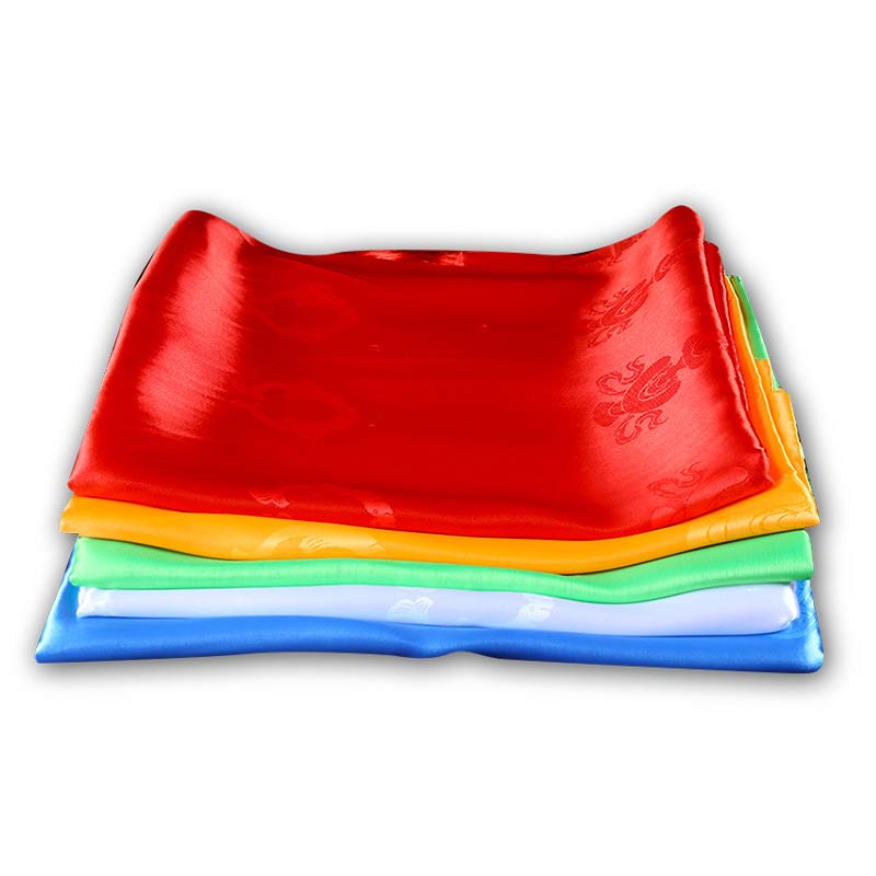 Tibetan Blessing Auspicious 5 Colors Khata Decoration - image 1