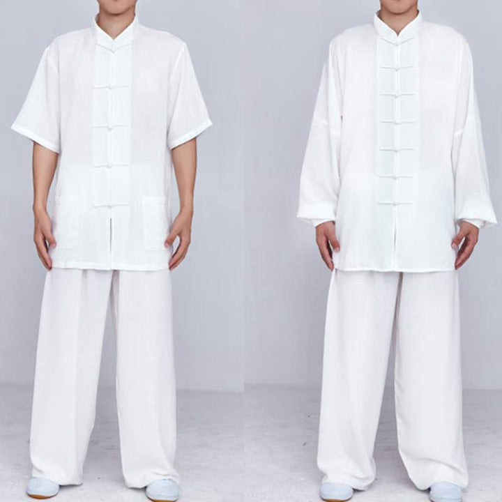 Buddha Stones Meditation Zen Prayer Spiritual Tai Chi Qigong Practice Unisex Embroidery Clothing Set - image 23