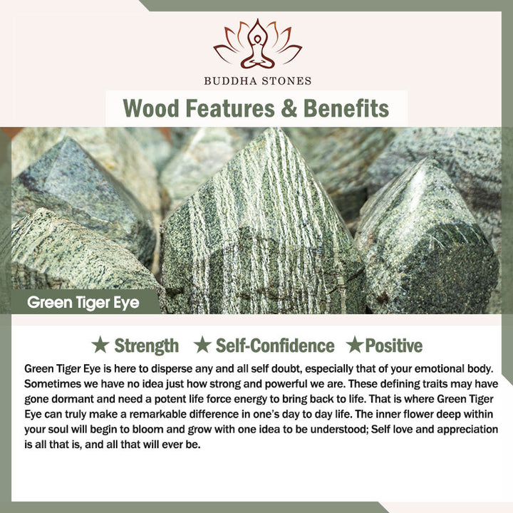 Buddha Stones Tiger Eye Hematite Lava Rock Black Onyx Lazurite Beads Protection Strength Leather Bracelet - image 16