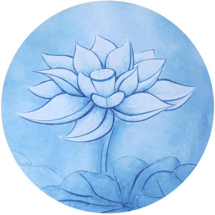 Buddha Stones Lotus Mandala Pattern Foldable Yoga Meditation Seat Mat Home Decoration - image 0