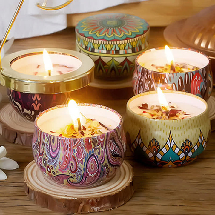 White Tea Ginger Flower Lavender Gardenia Scented Soy Wax Candle Gift For Family Friends - image 14