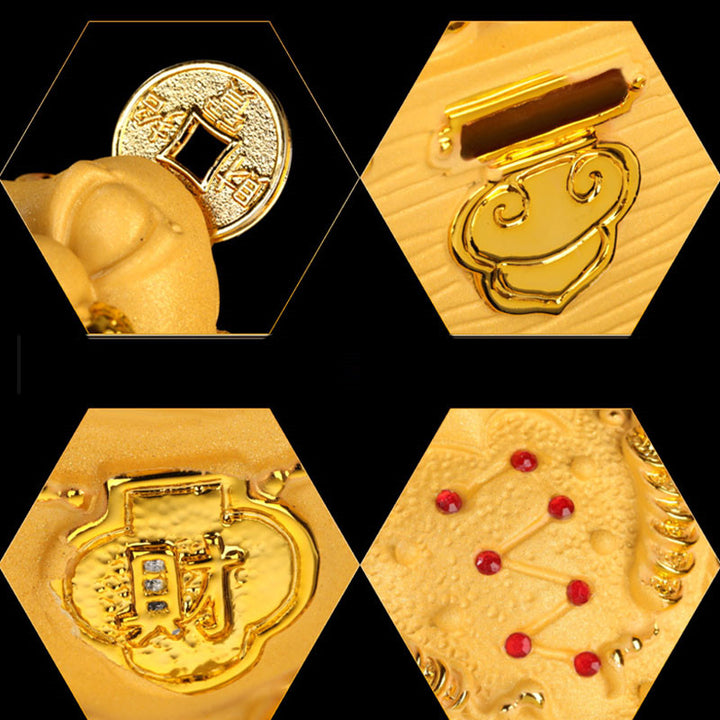 Buddha Stones Feng Shui Money Frog Statue Luck Wealth Decoration - image 7