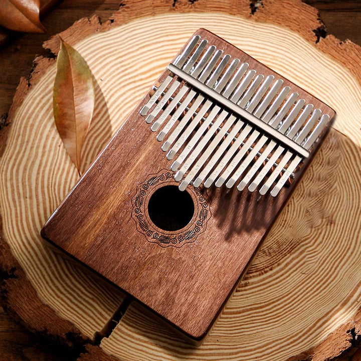 Buddha Stones Kalimba 17 Keys Thumb Piano Mahogany Wood Acacia Walnut Portable Finger Piano