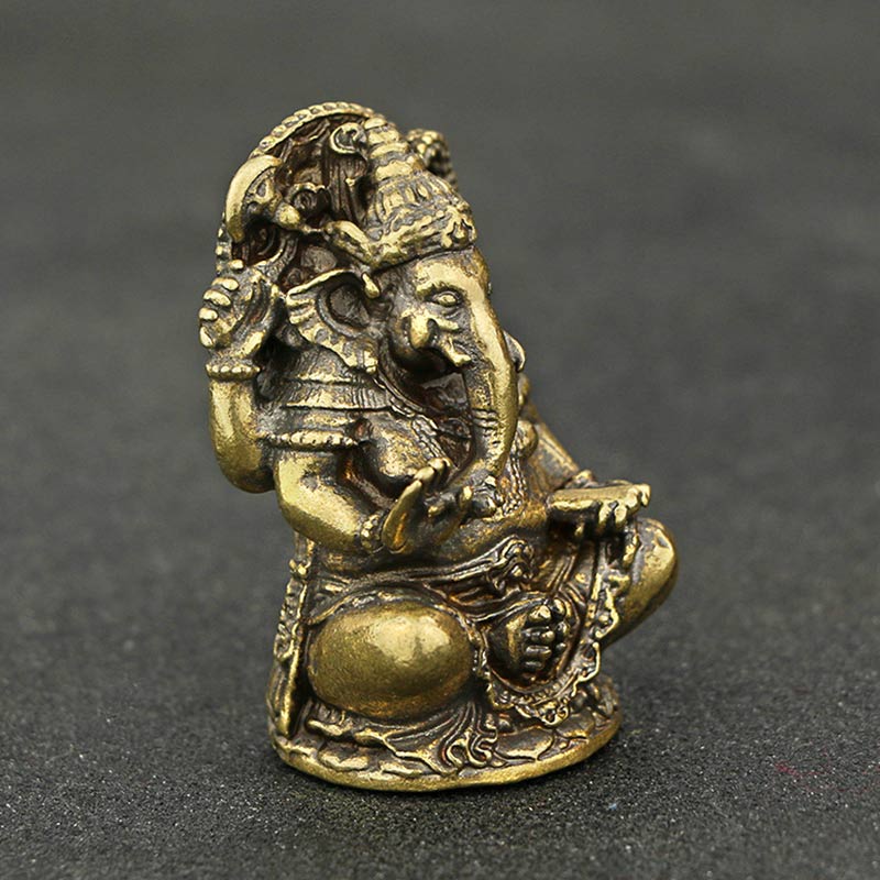 Ganesh Ganpati Elephant Statue Wealth Home Decor - image 2