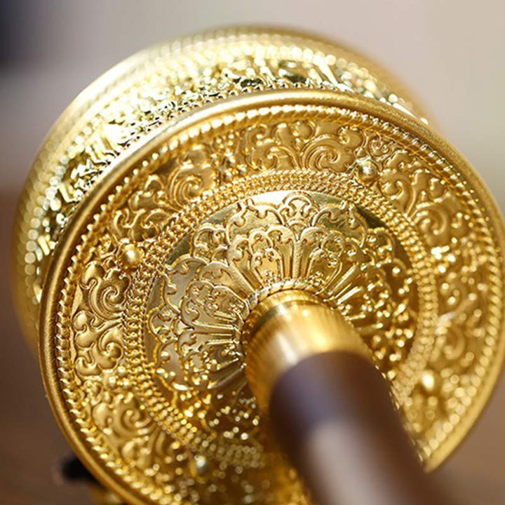 Tibetan Prayer Wheel Six True Words Sandalwood Healing Decoration - image 4