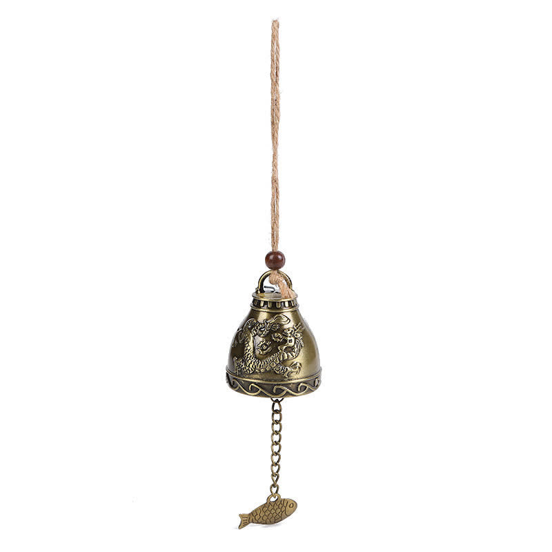 Feng Shui Buddha Koi Fish Dragon Elephant Wind Chime Bell Luck Wall Hanging Decoration - image 7