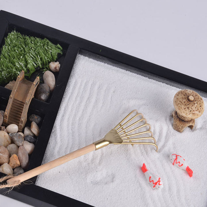 Koi Fish Small Bridge Calm Peace Meditation Zen Garden Decoration - image 5