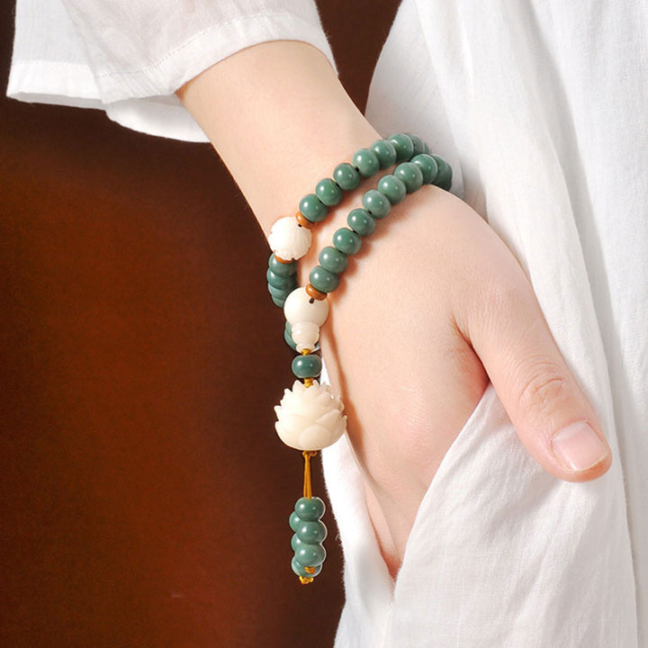 Buddha Stones Lotus Cyan Bodhi Seed Success Bracelet - image 3