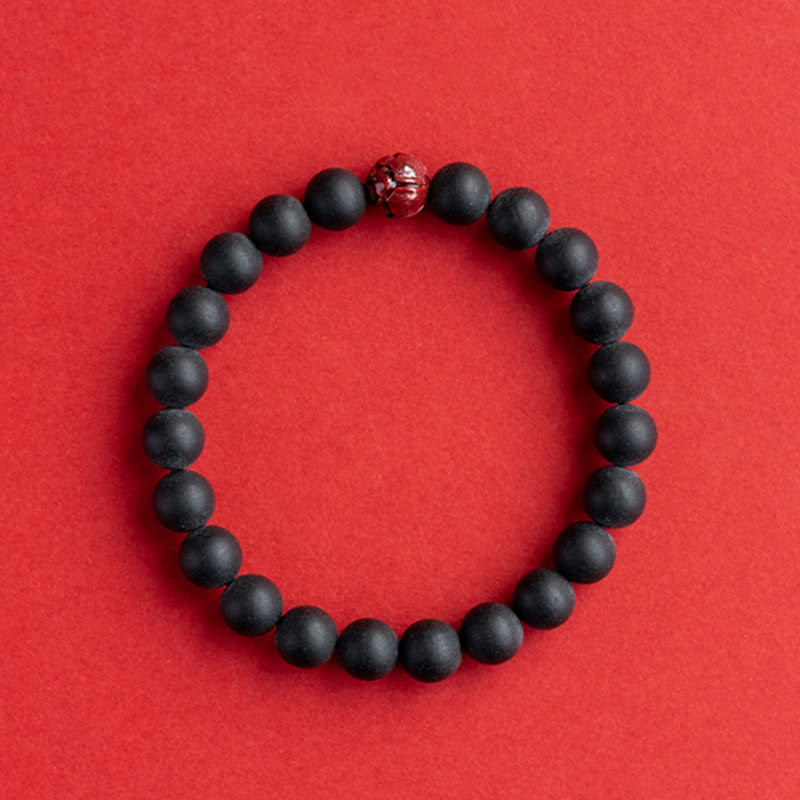 Tibetan Cypress Cinnabar Lotus Healing Bracelet