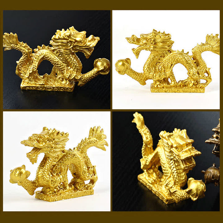 Buddha Stones Feng Shui Dragon Auspicious Cloud Wealth Luck Decoration - image 11