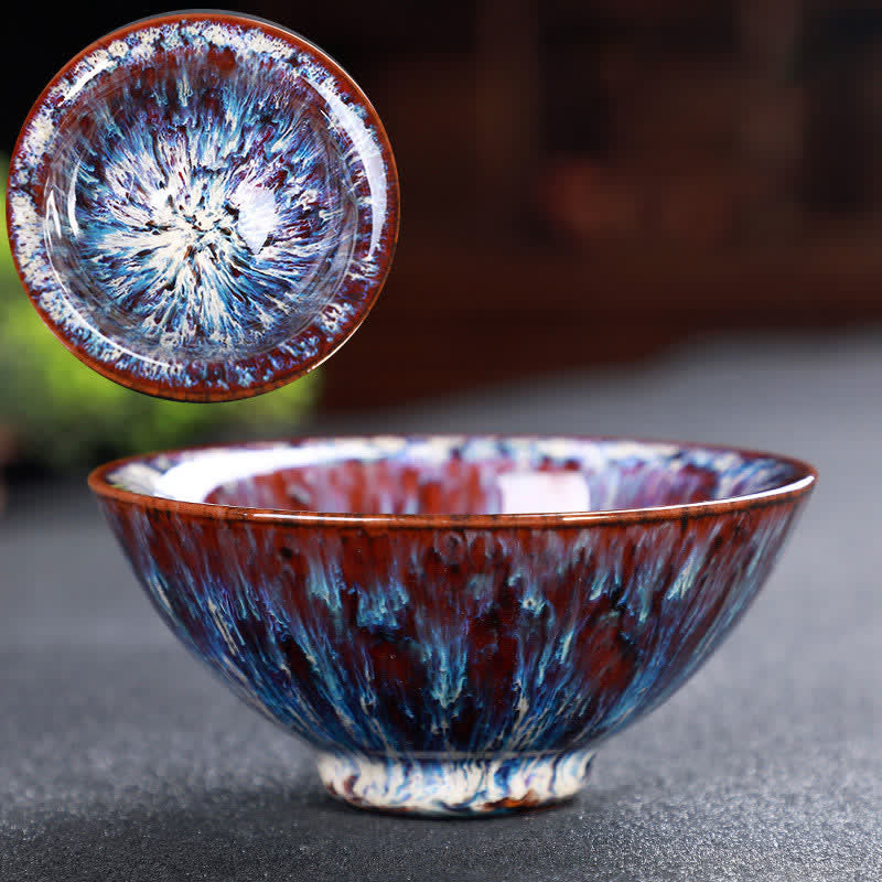 Buddha Stones Colorful Ceramic Teacup Home Office Tea Cups - image 30