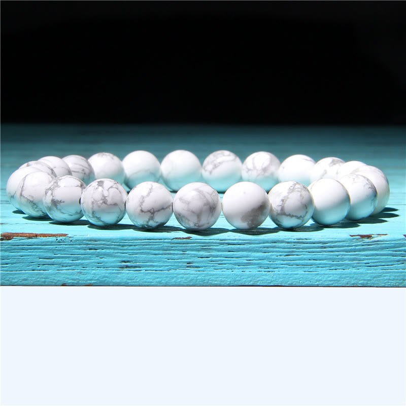 Natural Agate Stone Crystal Balance Beaded Bracelet