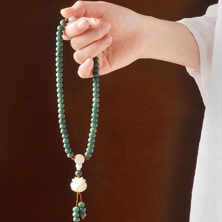 Buddha Stones Lotus Cyan Bodhi Seed Success Bracelet - image 4