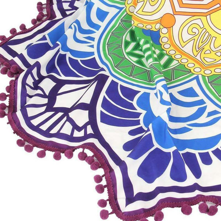 Buddha Stones Tibetan Mandala Harmony Mat Decoration - image 7