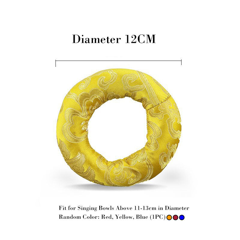 Tibetan Singing Bowl Handcraft Cushion Decoration - 12cm(Random Color) - image 7