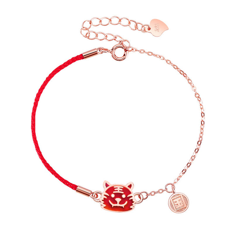 Buddha Stones 925 Sterling Silver Color-changing Chinese Zodiac Luck Protection Red String Chain Bracelet - image 15