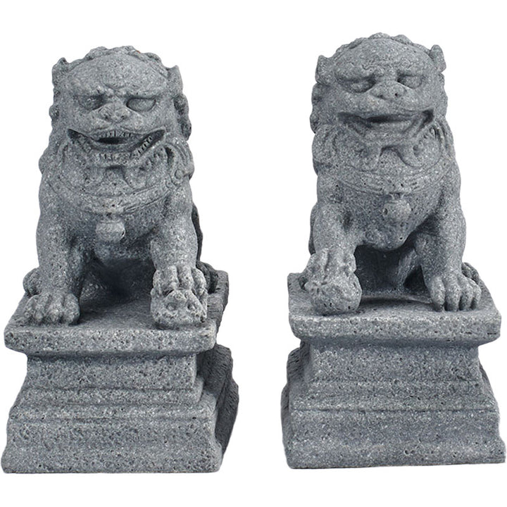Buddha Stones Lion Fu Foo Dogs Elephant Ward Off Evil Blessing Home Decoration - image 10
