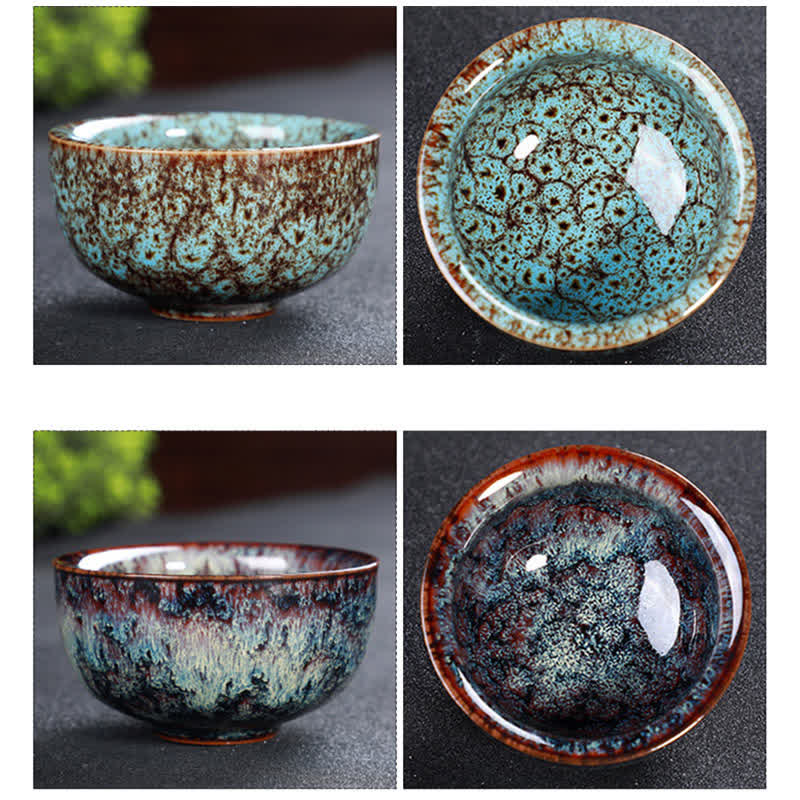 Buddha Stones Colorful Ceramic Teacup Home Office Tea Cups - image 50