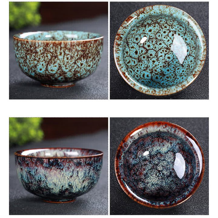 Buddha Stones Colorful Ceramic Teacup Home Office Tea Cups - image 50