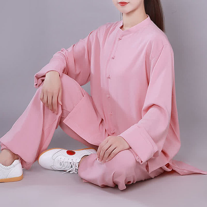 Tai Chi Qigong Meditation Prayer Spiritual Zen Practice Unisex Cotton Linen Clothing Set - image 12