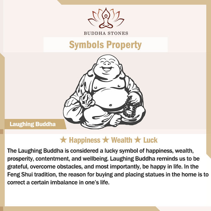 Buddha Stones 18K Gold Filled Laughing Buddha Jade Luck Necklace Chain Pendant - image 22