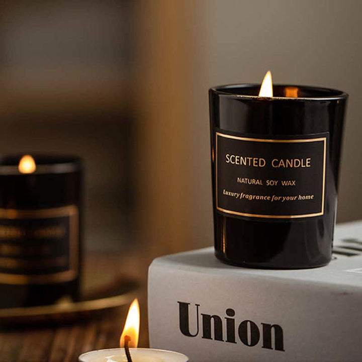 Blue Bell Pear Freesia Fragrance Meditation Prayer Scented Aromatherapy Soy Wax Candle - image 7