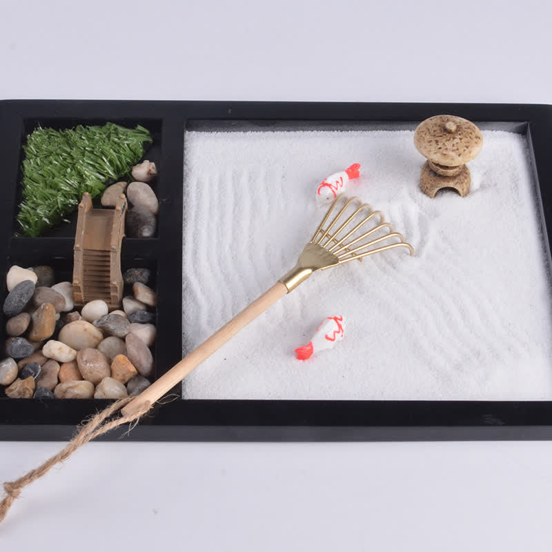 Koi Fish Small Bridge Calm Peace Meditation Zen Garden Decoration - image 4